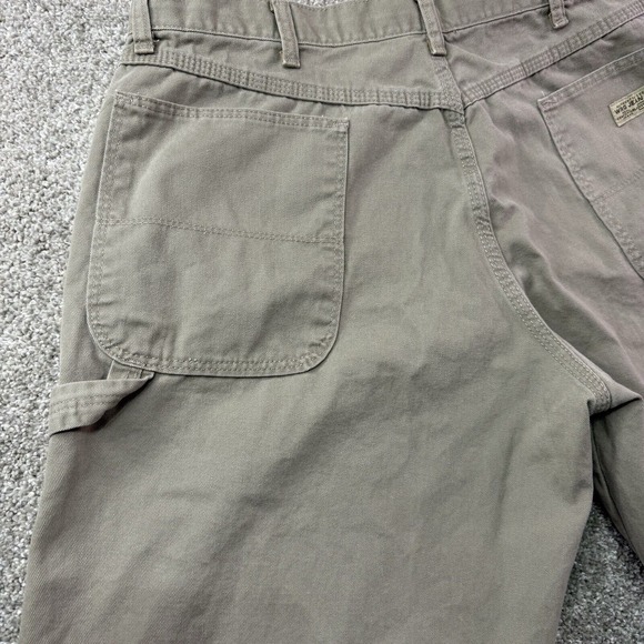Vintage WRG Wrangler Jeans Carpenter Pants Mens Khaki 36x30 ‎ Made In USA - Picture 2 of 14